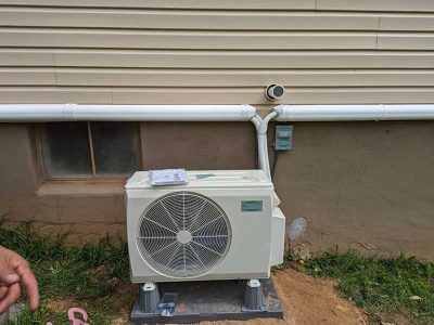 new residential ac unit installation